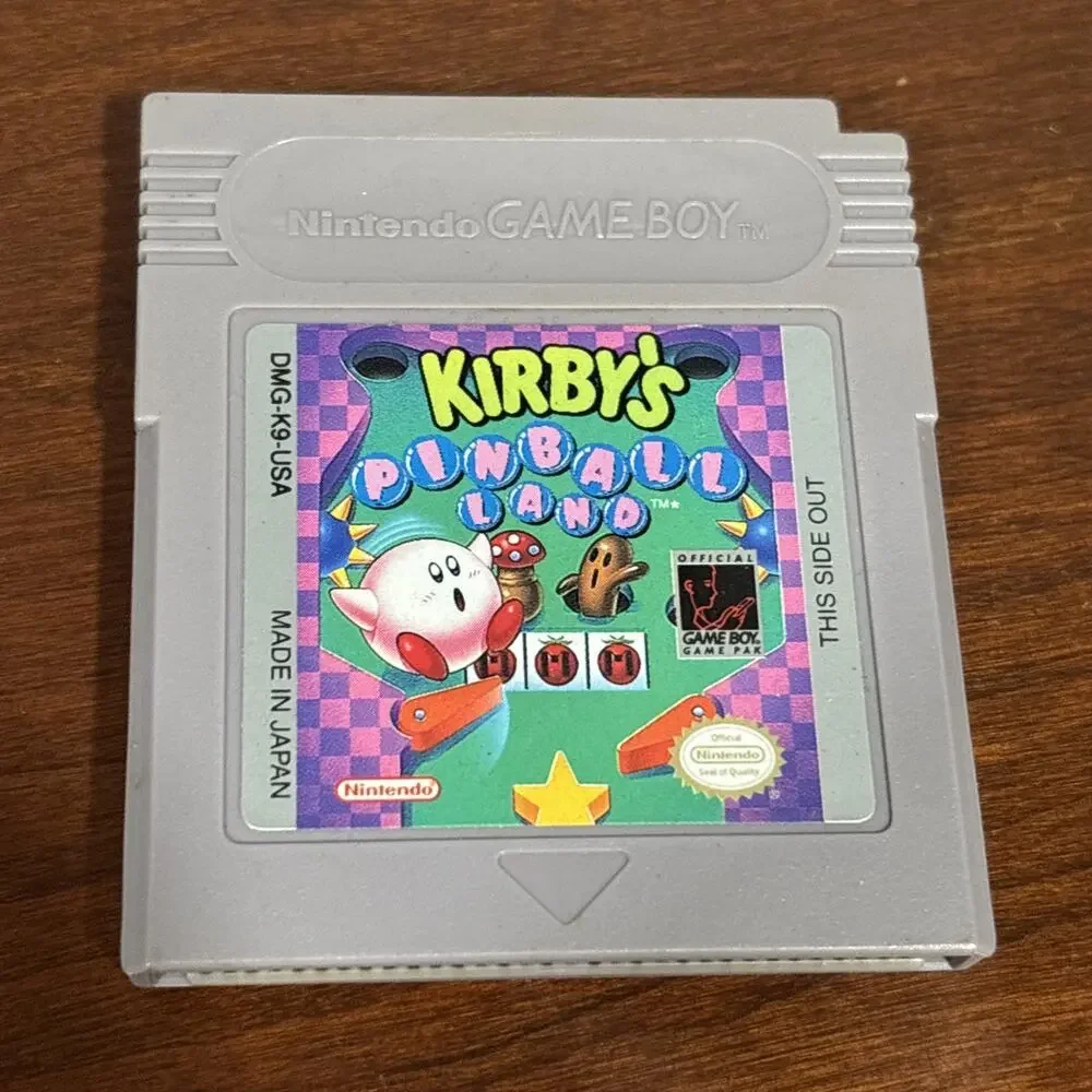 Kirby’s Pinball Land Nintendo Game Boy Cartridge Authentic Tested Classic Puzzle
